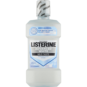 Listerine płyn do ust Advanced White Mild Taste, 500 ml