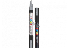 Posca Uniwersalny akrylowy pisak 0,9 - 1,3 mm Srebrny PC-3M