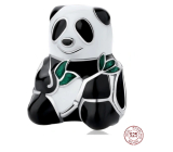 Zawieszka ze srebra próby 925 Panda, koralik do bransoletki