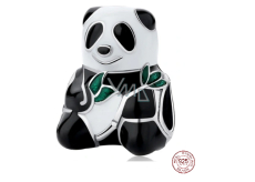 Zawieszka ze srebra próby 925 Panda, koralik do bransoletki