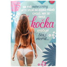 Albi Karta dźwiękowa do koperty Na urodziny... Kotka na płaci Verona - Hey Boy 14,8 x 21 cm