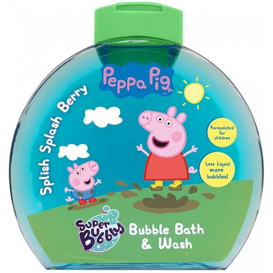 Peppa Pig Super Bubbly Piana do kąpieli dla dzieci 300 ml