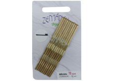 Zemánek Sponky, pérka do vlasů zlaté 70 mm 10 kusů