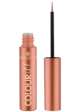 Essence Colour it! metaliczne płynne linie do oczu 01 Burnished Bronze 3 ml