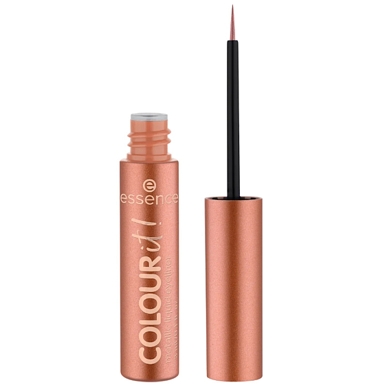 Essence Colour it! metalické tekuté oční linky 01 Burnished Bronze 3 ml
