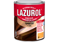 Lazurol Topdecor S1035 tenkovrstvá lazura na dřevo T064 buk, 750 ml