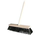 Spokar szczotka drogowa z uchwytem 140 cm, szerokość 40 cm, włókna syntetyczne