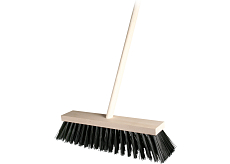 Spokar szczotka drogowa z uchwytem 140 cm, szerokość 40 cm, włókna syntetyczne