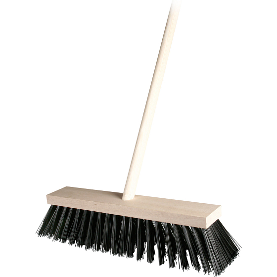 Spokar szczotka drogowa z uchwytem 140 cm, szerokość 40 cm, włókna syntetyczne