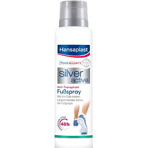 Hansaplast Silver Active, spray na stopy, 150 ml