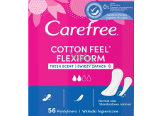 Carefree Cotton Flexiform slipové vložky, 56 ks