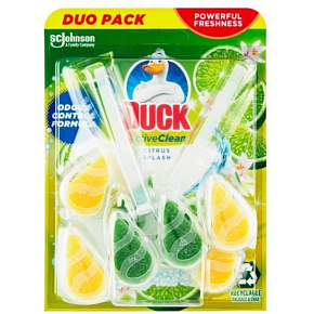 Duck Active Clean Citrus Splash zawieszek do toalety, 2 × 38,6 g Duck Active Clean Citrus Splash zawieszek do toalety, 2 × 38,6 g