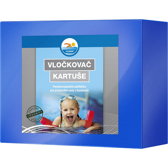Probazen Vločkovač kartuše přípravek pro úpravu vody v bazénech 4 kusy