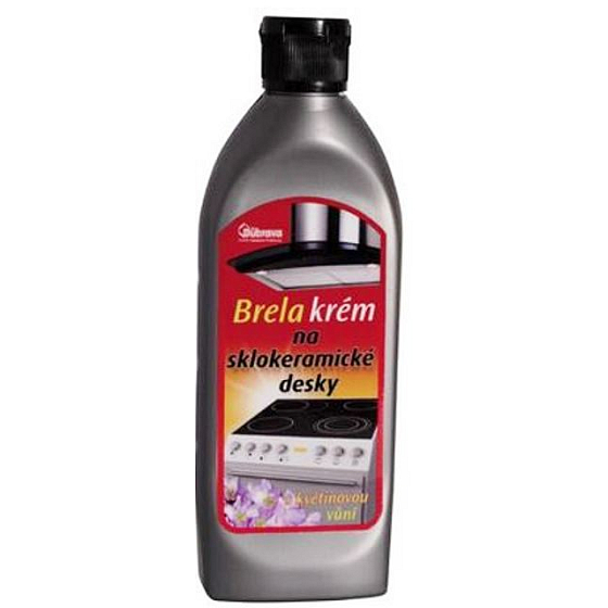 Krem do płyt ceramicznych z delikatnym abrazyjnym składnikiem i dodatkiem polerującym 250 ml