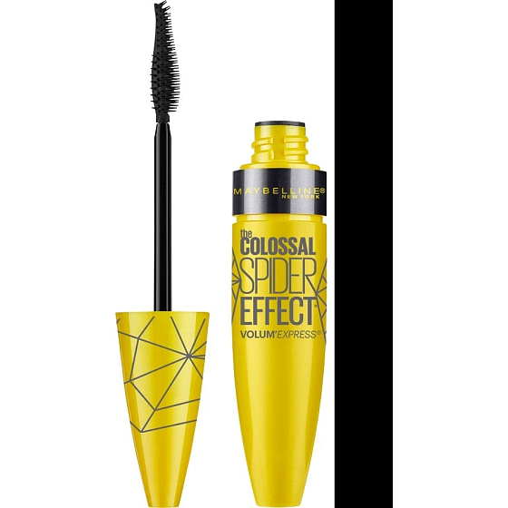 Maybelline Colossal Spider Effect Volum Express řasenka Black 9,5 ml