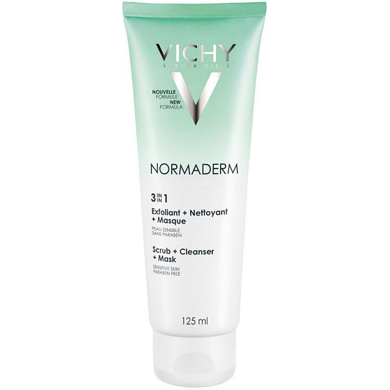 Vichy Normaderm 3v1 Cleanser přípravek pro čištění pleti 125 ml