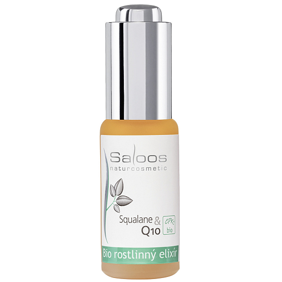 Saloos Bio Squalane & Q10 eliksir roślinny do głębokiej pielęgnacji skóry dojrzałej 20 ml