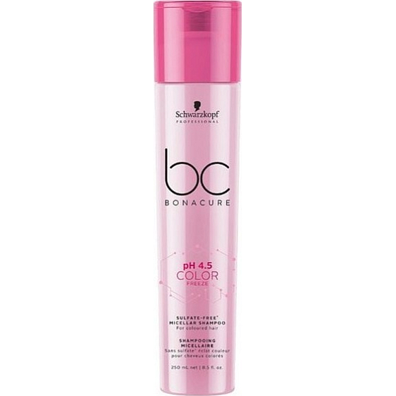 Schwarzkopf Professional BC Bonacure pH 4.5 Color Freeze Sulfate micelární šampon bez obsahu sulfátů pro barvené vlasy 250 ml