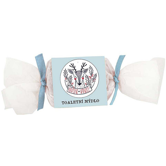 Bohemia Gifts Krásné Vánoce ručně vyráběné toaletní mýdlo s glycerinem bonbon 30 g