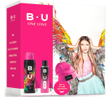 B.U. One Love woda toaletowa 50 ml + dezodorant w sprayu 150 ml + czapka, zestaw kosmetyczny dla kobiet