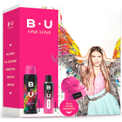 B.U. One Love woda toaletowa 50 ml + dezodorant w sprayu 150 ml + czapka, zestaw kosmetyczny dla kobiet