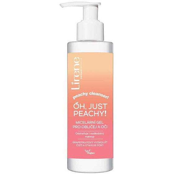 Lirene Oh, just Peachy! micelarny żel do twarzy z olejem brzoskwiniowym 145 ml
