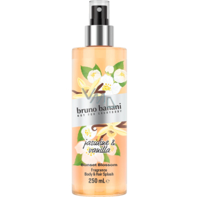 Bruno Banani Sunset Blossom Jasmine & Vanilla perfumowany spray do ciała i włosów dla kobiet 250 ml