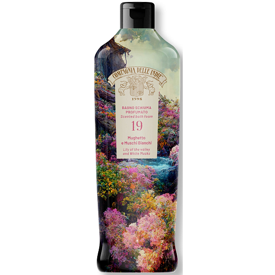 Compagnia Delle Indie 19 Konwalia i Białe Piżmo perfumowana pianka do kąpieli 500 ml