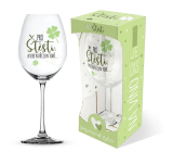 Nie kupione Jest czas na wino szklanka do wina z nadrukiem Dla przyjaciela... 440 ml