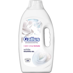 Gallus żel do prania White, 100 prań, 4 l