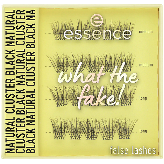 Essence umělé řasy What the fake! 06 Natural cluster black, 1 g