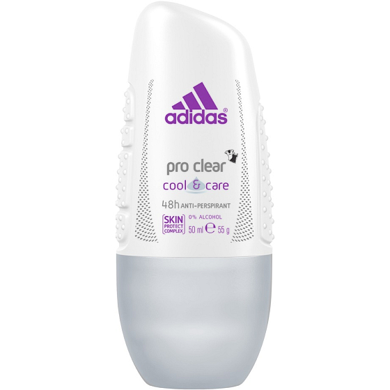 Adidas Action 3 ProClear kuličkový antiperspirant deodorant roll-on pro ženy 50 ml