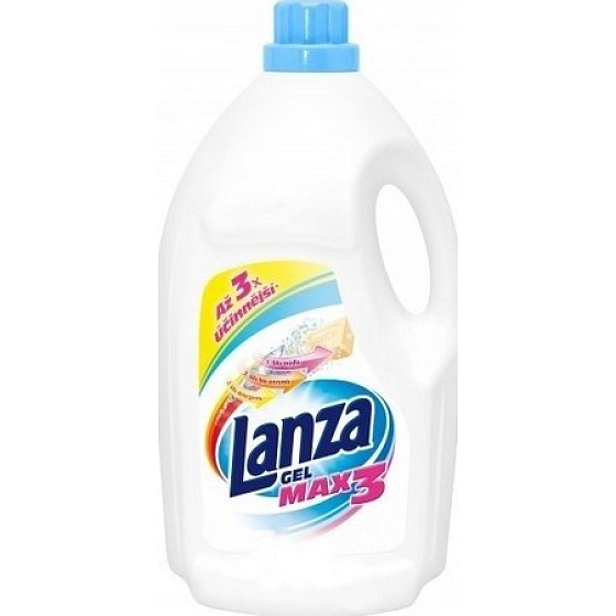 Lanza Max3 Regular gel tekutý prací prostředek 40 dávek 3 l