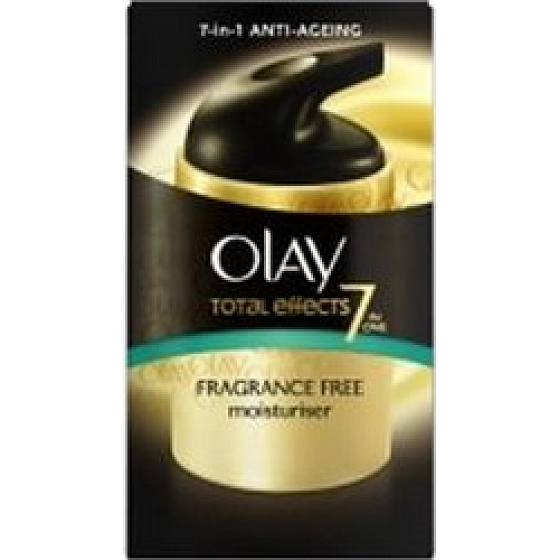 Olay Total Effects Fragrance Free denní hydratační krém bez parfemace 50 ml