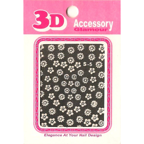 Nail Accessory 3D nálepky na nehty 10100 S-5 1 aršík