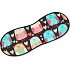 Albi Original Maska na spaní Sovy tyrkys 24 x 8,5 cm