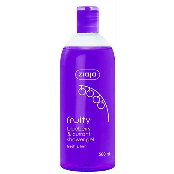 Ziaja Borůvka a rybíz ovocný sprchový gel 500 ml