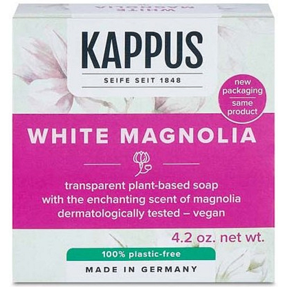 Kappus White Magnolia - Biała Magnolia luksusowe mydło toaletowe 125 g