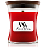 WoodWick Granat - Granatowe jabłko świeca zapachowa z drewnianym knotem i wieczkiem szkło mała 85 g
