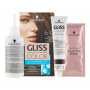 Schwarzkopf Gliss Color farba do włosów 6-0 Naturalnie jasny brąz 2 x 60 ml