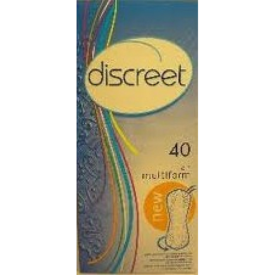 Discret Air Multiform slipové intimní vložky pro každodenní použití 40kusů