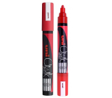 Uni Mitsubishi Chalk Marker marker do szkła czerwony 1,8-2,5 mm, PWE-5M