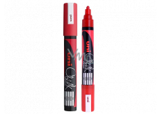 Uni Mitsubishi Chalk Marker marker do szkła czerwony 1,8-2,5 mm, PWE-5M