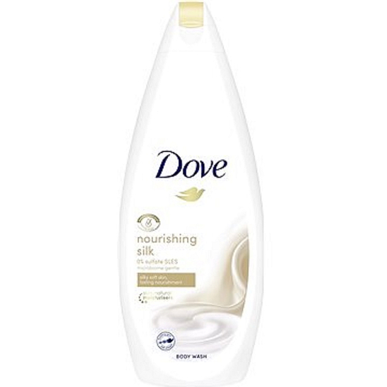 Dove Nourishing Silk sprchový gel pro dlouhodobě vyživenou pokožku 750 ml