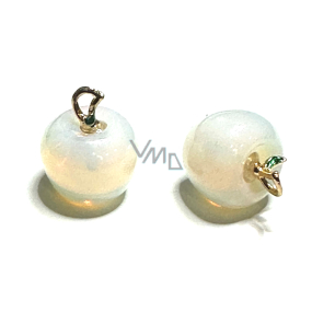 Opalit Jabłko poznania przywieszka, syntetyczny kamień 2,7 x 15 mm, kamień pragnienia i nadziei