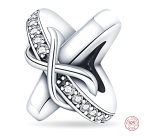 Charm Srebrna 925 Nieskończoność, koralik na bransoletkę symbol
