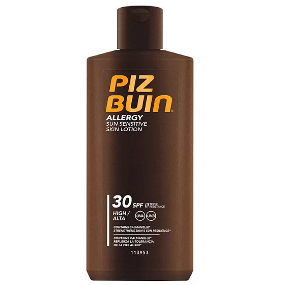 Piz Buin Allergy Lotion SPF30 mléko na opalování předcházející vzniku sluneční alergie 200 ml