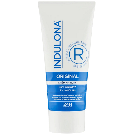 Indulona Original 24 godziny Nawilżenie krem do rąk z lanoliną i wazeliną 30 ml