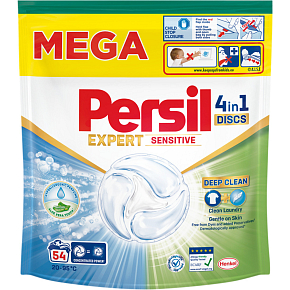 Persil Discs 4in1 detergent do prania Deep Clean Expert Sensitive 54 prań Persil Discs 4in1 detergent do prania Deep Clean Expert Sensitive 54 prań