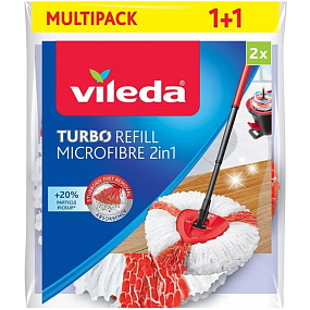 Vileda Turbo Microfibre 2w1 wymienna na mop 2 szt
